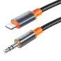 Video vadi, kabeļi - Mcdodo CA-0780 Lightning iPhone uz 3.5 mm AUX mini jack kabelis, 1,2 m (melns) - perc šodien veikalā un ar piegādi