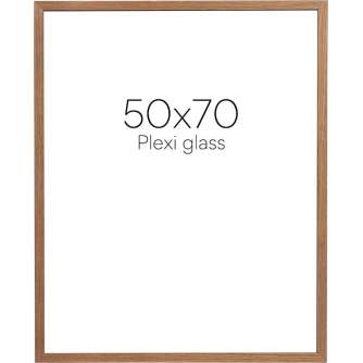 Photo Frames - Soul Oak veneer 50X70 Plexi - quick order from manufacturer