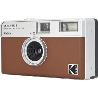 Filmu kameras - KODAK EKTAR H35 FILM CAMERA BROWN RK0102 - купить сегодня в магазине и с доставкой