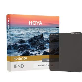 Square and Rectangular Filters - Hoya Filters Hoya filter HD Sq100 IRND64 - quick order from manufacturer