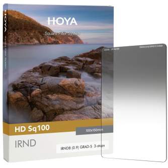 Square and Rectangular Filters - Hoya Filters Hoya filter HD Sq100 IRND8 GRAD S - quick order from manufacturer