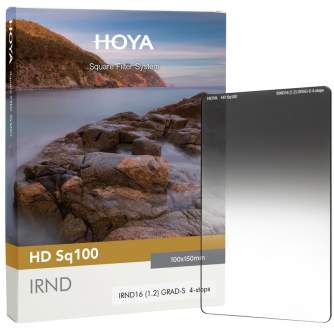 Kvadrātiskie filtri - Hoya Filters Hoya filter HD Sq100 IRND16 GRAD-S - ātri pasūtīt no ražotāja
