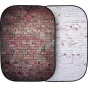 Foto foni - Manfrotto background Urban Collapsible 1.5x2.1m, classic red/distressed white brick (LB5706) LL LB5706 - ātri pasūtīt no ražotāja
