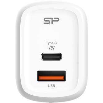 For smartphones - Silicon Power charger USB-C USB QM25 30W white SP30WASYQM252PCW - quick order from manufacturer