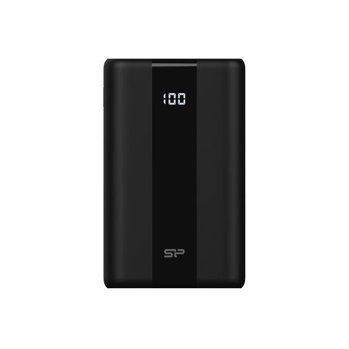 Portatīvie akumulatori - Silicon Power power bank QS55 20000mAh, black SP20KMAPBKQS550K - ātri pasūtīt no ražotāja