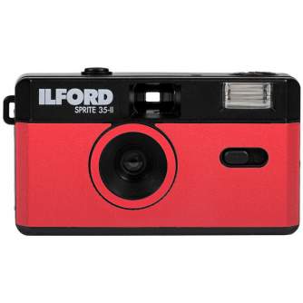 Filmu kameras - Ilford Sprite 35-II, black/red 2005168 - ātri pasūtīt no ražotāja