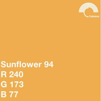 Foto foni - Colorama paper background 1.35x11m, sunflower (594) LL CO594 - ātri pasūtīt no ražotāja