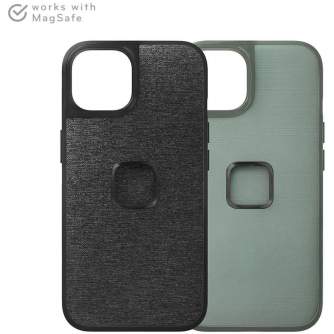 Чехлы для телефонов - Peak Design case Apple iPhone 14 Pro Mobile Everyday Fabric charcoal M-MC-BB-CH-1 - быстрый заказ от произ