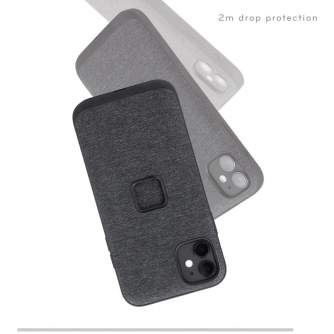 Чехлы для телефонов - Peak Design case Apple iPhone 14 Pro Mobile Everyday Fabric charcoal M-MC-BB-CH-1 - быстрый заказ от произ