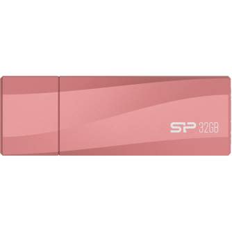 USB memory stick - Silicon Power flash drive 32GB LuxMini 720, pink - quick order from manufacturer