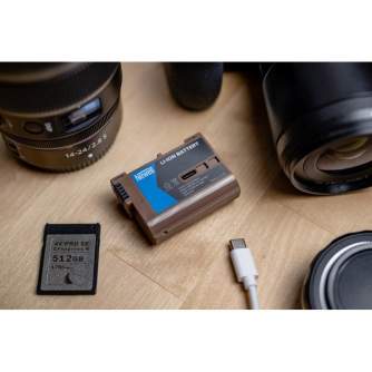 Kameru akumulatori - Newell EN-EL3E USB-C rezerves akumulators priekš Nikon - perc šodien veikalā un ar piegādi