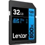 Vairs neražo - LEXAR PROFESSIONAL 32GB 800x SDHC UHS-I kartes, C10 V10 U1, R120/45MB