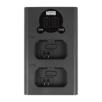 Chargers for Camera Batteries - Newell DL-USB-C dual channel charger for NP-FW50 - buy today in store and with delivery