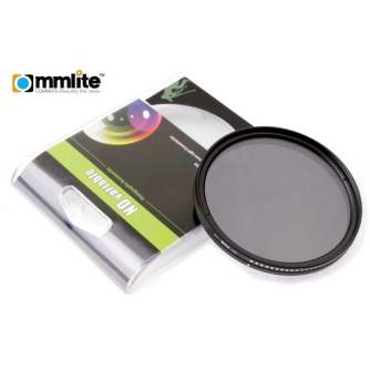 Neutral Density Filters - Commlite Fader adjustable grey filter - 58 mm - quick order from manufacturer