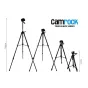 Foto statīvi - Camrock Tripod TE68 Black - ātri pasūtīt no ražotāja Profesionāļu labākā izvēle