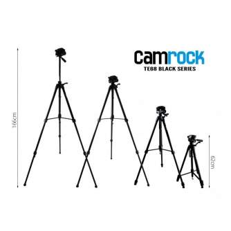Штативы для фотоаппаратов - Tripod Camrock TE68 Black - купить сегодня в магазине и с доставкой