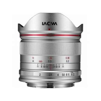 Lenses - Laowa Lens C-Dreamer Lightweight 7.5 mm f / 2.0 for Micro 4/3 - silver - quick order from manufacturer