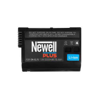 Kameru akumulatori - Newell Plus Battery replacement for EN-EL15 - perc šodien veikalā un ar piegādi