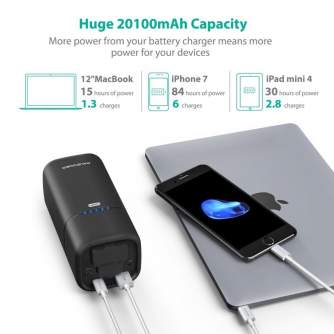 Power Banks - RAVPower AC Outlet 20100mAh Power Bank RP-PB054 - quick order from manufacturer