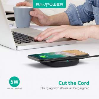 For smartphones - RAVPower 5W Wireless Charger RP PC072 - quick order from manufacturer
