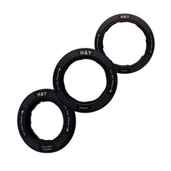 Adapters for filters - H&Y Revoring Adjustable Filter Holder Set 37-49 mm, 46-62 mm, 67-82 mm - buy today in store and with delivery