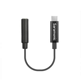 Аудио кабели, адаптеры - Saramonic adapter SR-C2006 - mini Jack / USB-C - быстрый заказ от производителя