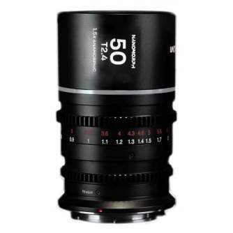 CINEMA видео объективы - Venus Optics Laowa Nanomorph 50 mm T2.4 1.5X S35 Silver lens for Sony E - быстрый заказ от производител