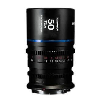 CINEMA видео объективы - Venus Optics Laowa Nanomorph 50 mm T2.4 1.5X S35 Blue lens for Sony E - быстрый заказ от производителя
