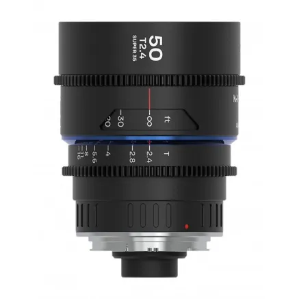 Venus Optics Laowa Nanomorph 50 mm T2.4 1.5X S35 Blue lens for Arri PL / Canon EF