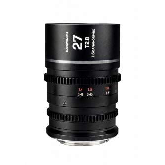 CINEMA Video Lences - Venus Optics Laowa Nanomorph 27mm T2.8 1.5X S35 Silver lens for Sony E - quick order from manufacturer