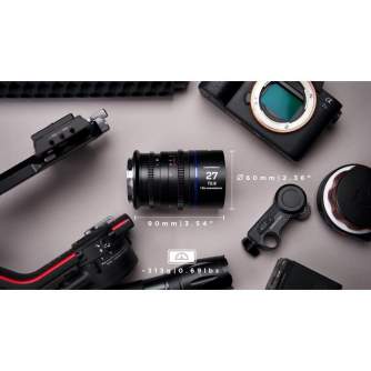 CINEMA Video objektīvi - Venus Optics Laowa Nanomorph 27mm T2.8 1.5X S35 Silver lens for Sony E - ātri pasūtīt no ražotāja