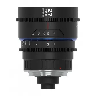 CINEMA видео объективы - Venus Optics Laowa Nanomorph 27 mm T2.8 1.5X S35 Blue lens for Arri PL / Canon EF - быстрый заказ от пр