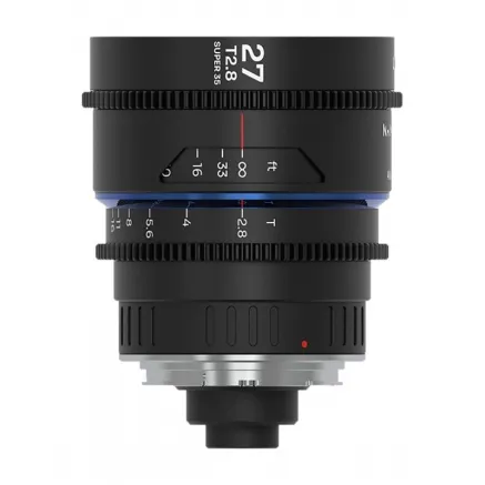 Venus Optics Laowa Nanomorph 27 mm T2.8 1.5X S35 Blue lens for Arri PL / Canon EF
