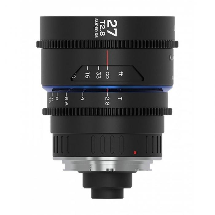 CINEMA видео объективы - Venus Optics Laowa Nanomorph 27 mm T2.8 1.5X S35 Blue lens for Arri PL / Canon EF - быстрый заказ от пр
