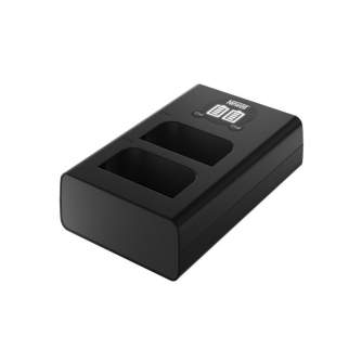 Kameras bateriju lādētāji - Newell DL-USB-C dual-channel charger for BLX-1 batteries for Olympus - ātri pasūtīt no ražotāja