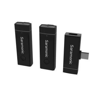 Wireless Lavalier Microphones - Saramonic Blink Go-U2 USB-C wireless audio transmission kit Android & iPhone 15 - buy today in store and with delivery
