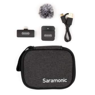 Wireless Lavalier Microphones - Saramonic Blink100 B3 wireless audio transmission kit (RXDI + TX) for Lightning iPhone - quick order from manufacturer