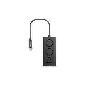 Audio cables, adapters - Saramonic sound card SR-EA5 - 3x mini Jack / USB-C/A - quick order from manufacturer