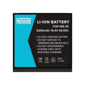 Kameru akumulatori - Replacement battery WB29 Newell for Godox - ātri pasūtīt no ražotāja