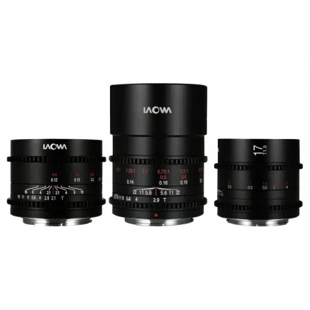 Laowa Lens Kit Venus Optics Cine Prime Wide, Macro for Micro 4/3