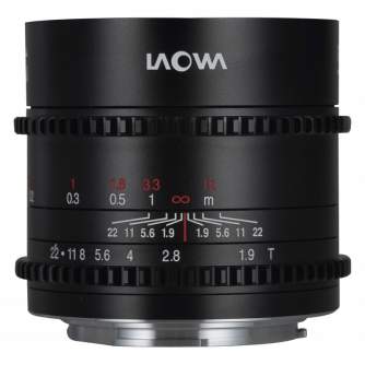CINEMA видео объективы - Lens Laowa Venus Optics17 mm T1,9 Cine for Micro 4/3 - быстрый заказ от производителя
