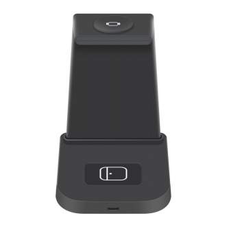 Kameras bateriju lādētāji - Newell induOne N-YM-UD21 inductive charger for 3 mobile devices - black - ātri pasūtīt no ražotāja