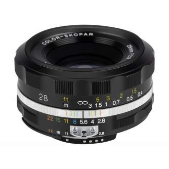 Объективы - Lens Voigtlander Color Skopar SL IIs 28 mm f/2,8 for Nikon F - black - быстрый заказ от производителя