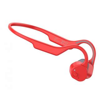 Headphones - Wireless headphones with bone conduction technology Vidonn F3 - red - quick order from manufacturer