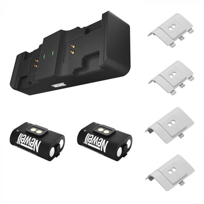 Батареи для камер - Newell dual channel charger and two rechargeable batteries for Xbox - white - быстрый заказ от производителя