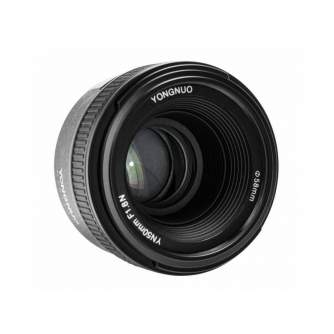 Объективы - Yongnuo YN 50 mm f / 1.8 lens for Nikon F - быстрый заказ от производителя