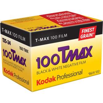Фото плёнки - KODAK T-MAX 100ISO 35mm 24exp - быстрый заказ от производителя