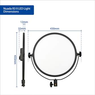 LED панели - Phottix Nuada R3 II VLED Video LED Light - купить сегодня в магазине и с доставкой