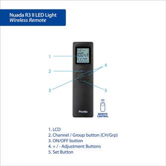 LED Gaismas paneļi - Phottix Nuada R3 II VLED Video LED Light - perc šodien veikalā un ar piegādi