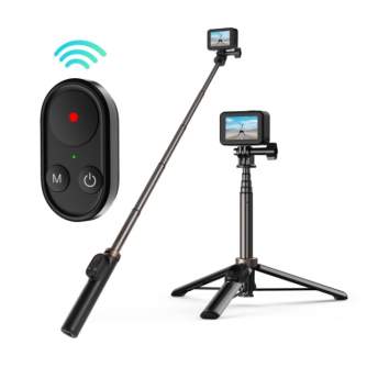 Selfiju statīvs Selfie Stick - Selfie stick Telesin for smartphones and sport cameras with BT remote controller (TE-RCSS-001) - perc šodien veikalā un ar piegādi